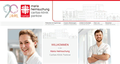 Desktop Screenshot of caritas-klinik-pankow.de